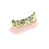 1Pc Bling Grillz Fake Teeth Bulk Halloween Birthday Party Gold Silver