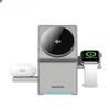 Qi2 3-в-1 беспроводное зарядное устройство Magsafe Magnetic Fast Charge Watch Stand Headset Charge Base для iPhone16 15 Watch/Airpods