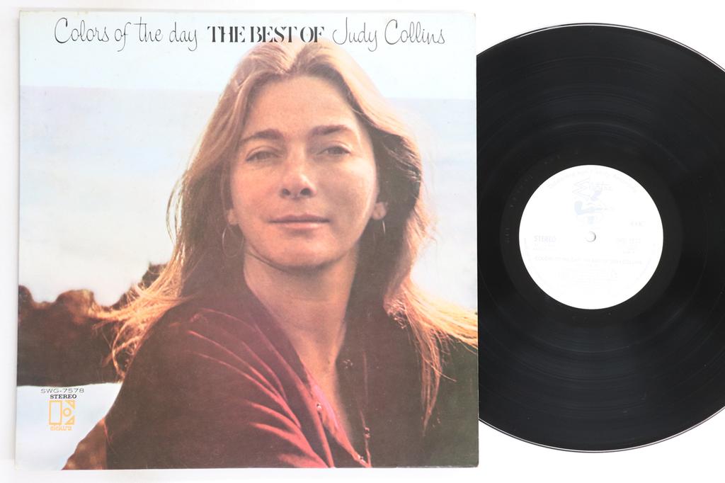 LP Record JUDY COLLINS - Colors Of The Day (The Best Of Judy SWG7578PROMO Elektra Japan Rock Used