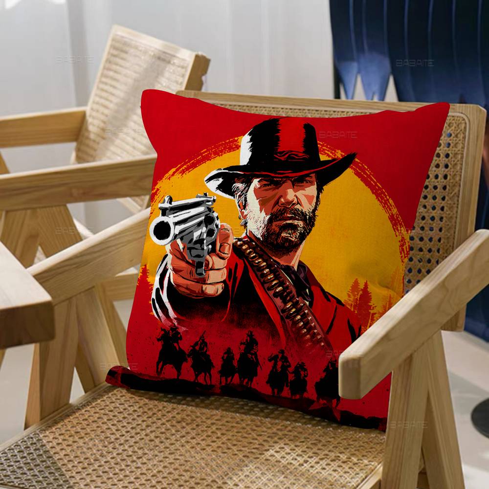 Red Dead Redemption Наволочка мультфильм Подарок Чехол для подушки Спальня Дом Диван Стул Сиденье Декор чехол для подушки