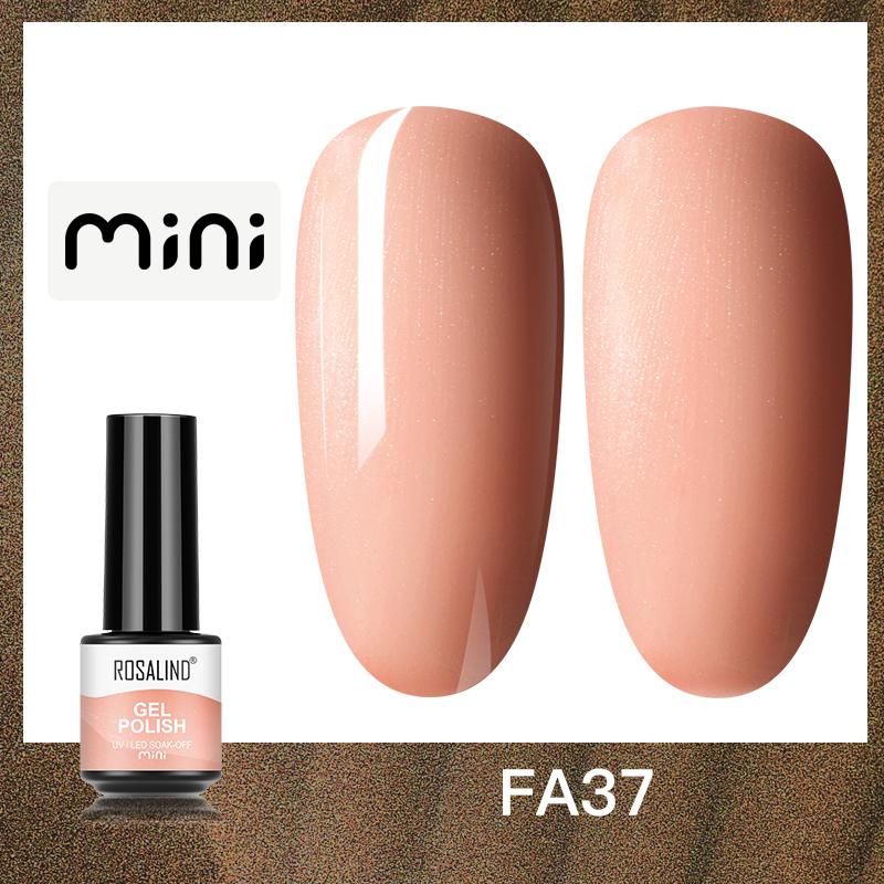 ROSALIND Красочный УФ-гель для ногтей, блестящий алмазный блестящий лак, гель-лак, замачиваемый УФ-коричневый гель для ногтей