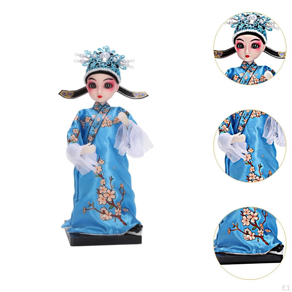 22 см Пекинская опера орнамент китайская кукла статуя креативная легкая скульптура для