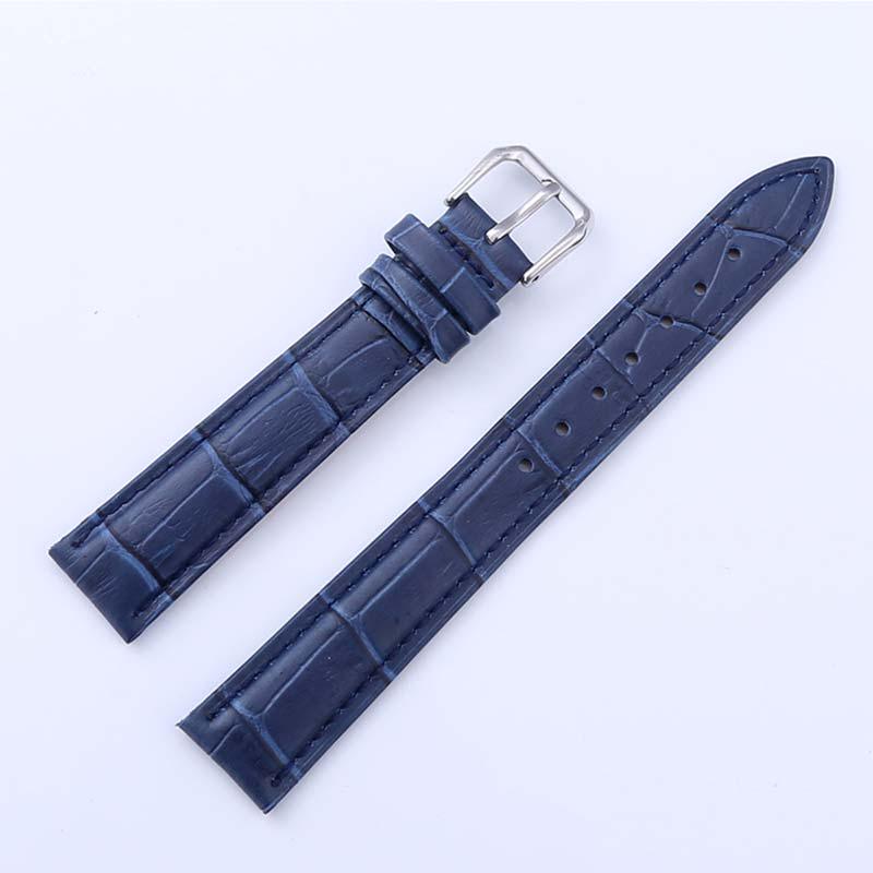Новый 12-24MM Высокое качество Натуральная кожа 1PC ремешок для часов Женщины Мужчины Аксессуары Часы Браслет Ювелирные изделия