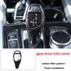 Текстура из углеродного волокна для BMW F30 F10 F15 F07 F20 F21 F22 F32 F34 F35 5GT Автомобильная панель переключения передач Рама Ручка переключения передач Крышка головки