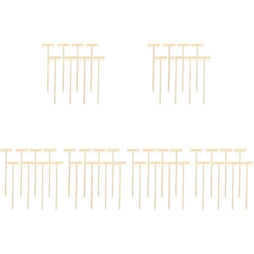 Sewroro Mini Zen Sand Rakes Miniatures 48 Pcs Zen Rake Mini Zen Garden Rakes Meditation Sand Desktop Sand Box Accessories Garden Rake Dining Table