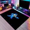 Stylish European and American Series Living Room Robot Game Carpet Mat M-Megaman Pattern Rugs Tent Mats