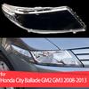 Пластиковая крышка фары для Honda City Ballade GM2 GM3 2008-2013 Термостойкая прозрачная защитная крышка передней фары