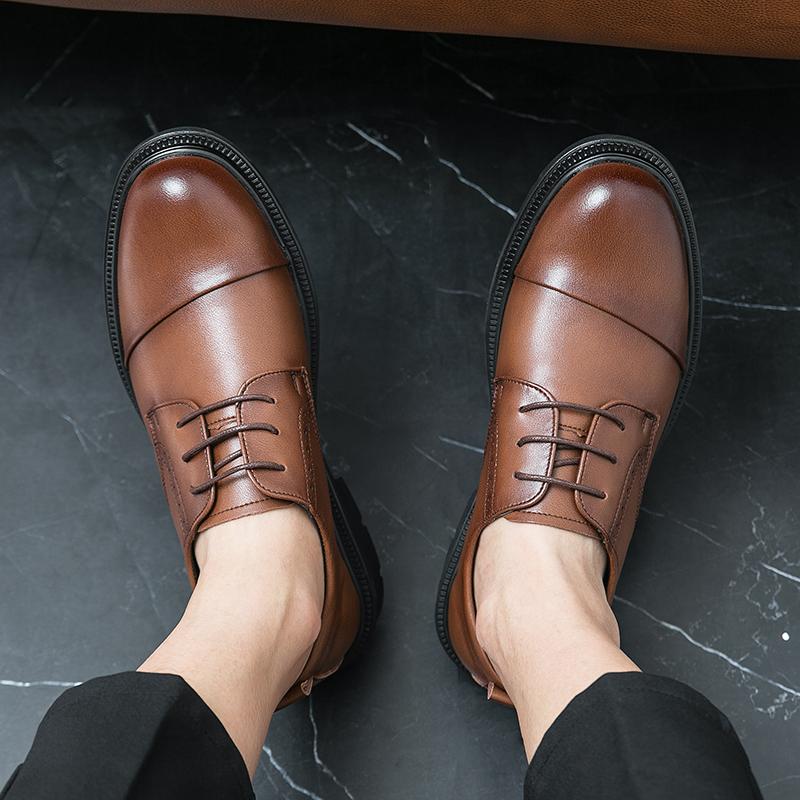 Туфли из натуральной кожи для мужчин, деловые, офисные, туфли для свадебных вечеринок, итальянская мужская кожаная обувь высокого класса