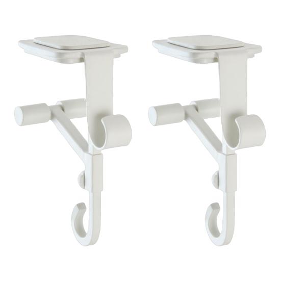 2-in-1 Fireplace Stocking And Garland Hanger Adjustable Heavy Duty Wreath Hanger No Drilling Mantel Stocking Holder for Christmas Decoration