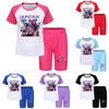 Kpop Demon Hunters Children Summer Shorts And T Shirt Set With Cotton Fabric For Active Kids