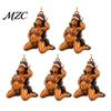Lightweight Shatterproof Xmas Ornaments 5 Pcs Quirky Bikini Christmas Ornament, Funny 2D Acrylic Santa Claus Horse Novelty Tree Accessories Dachshund