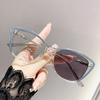 Photochromic Cat Eye Myopia Glasses Personalized Ultra Light Color Changing Eyeglasses Anti Blue Light Near Sight Glasses +4.0