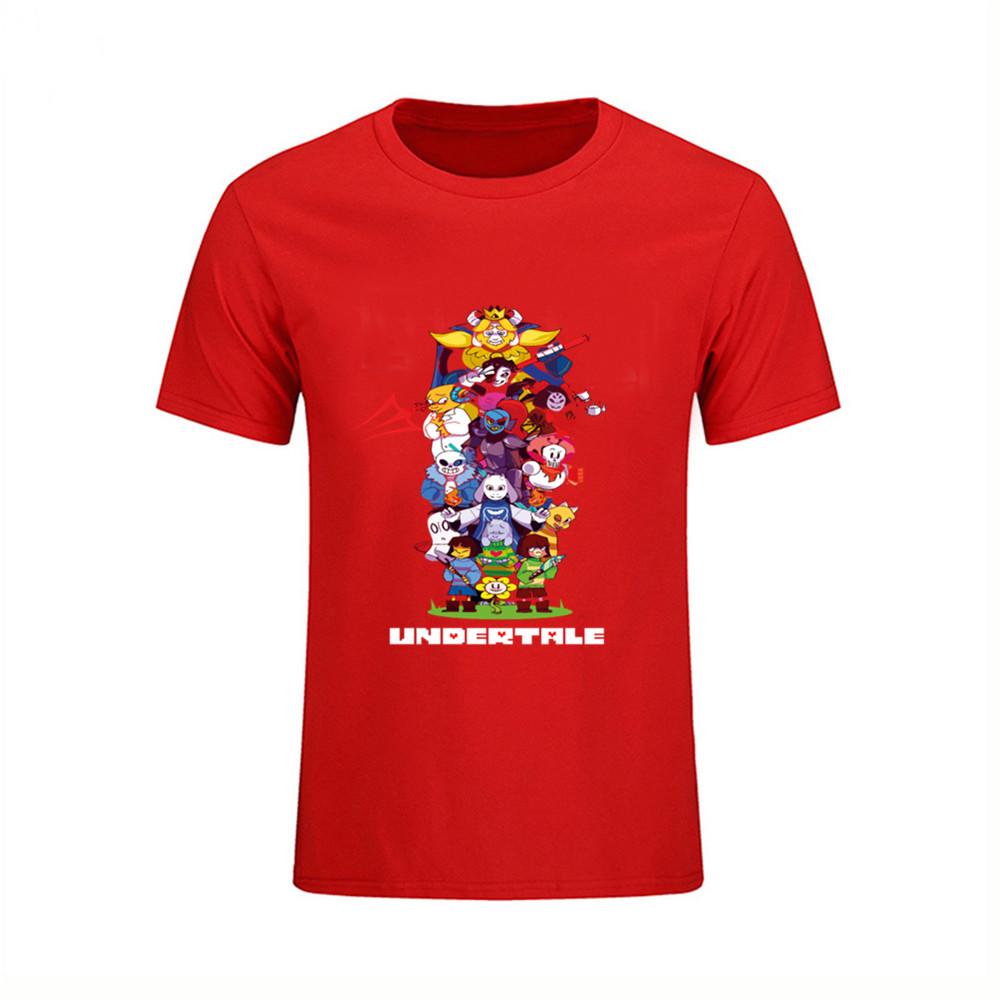Мужская футболка S Прибытие Аниме Undertale Семейный принт Футболка Мужская Эстетичная