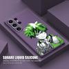 Чехол для телефона My Hero Academy для Samsung Galaxy Note 20 Ultra S20 S23 Ultra S21 S22 Note 10 Plus 8 9, мягкий квадратный жидкий чехол