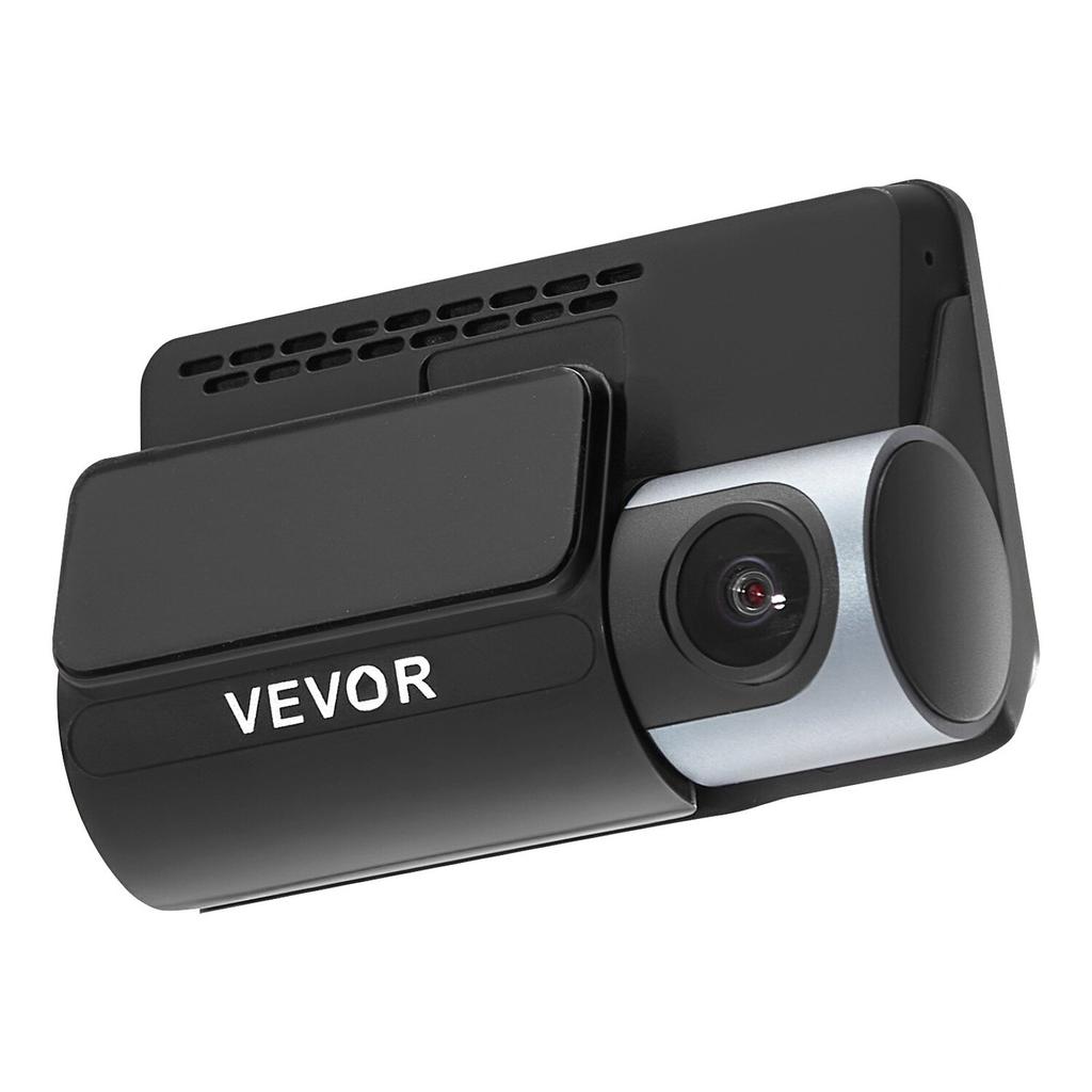 Dash Cam Front and Rear, 4K+1080P, WiFi APP Control, Dual Channel Dash Camera for Cars with Built-in GPS, G-Sensor, Front 123° & Rear 125°, 76.2 mm