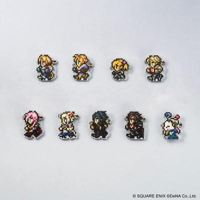 Final Fantasy Record Keeper Акриловая коллекционная коробка для значков Том 2 9 штук