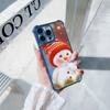 Чехлы для телефонов Ae110 Merry Christmas с гальваническим покрытием из ТПУ для iPhone 16, 15, 13, 11, Pro, Max, 14, Plus, 12, XR, Infinix, Smart, 8, Tecno, защитный чехол на четыре угла