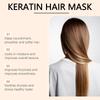 Hoegoa Кератиновая восстанавливающая маска для волос, питает волосы, делает их гладкими и не спутывает, придает им легкость и шелковистость, естественный блеск, подходит для волос, 100 г.