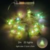 2M 20Leds Christmas Light String Santa Claus Snowflake Led Light Xmax Garland Light Ornament Kids Gift Christmas Decoration 2024