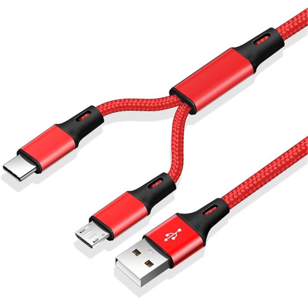 Charging Wire Type C Cables Micro USB Fast Charge Cable Phone Charge Cord Charger Cable Y Splitter