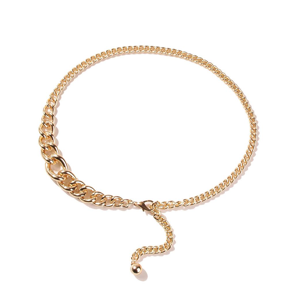 Metal Waist Women Chain With Irregular Aluminum Chain For Summer Winter Wear