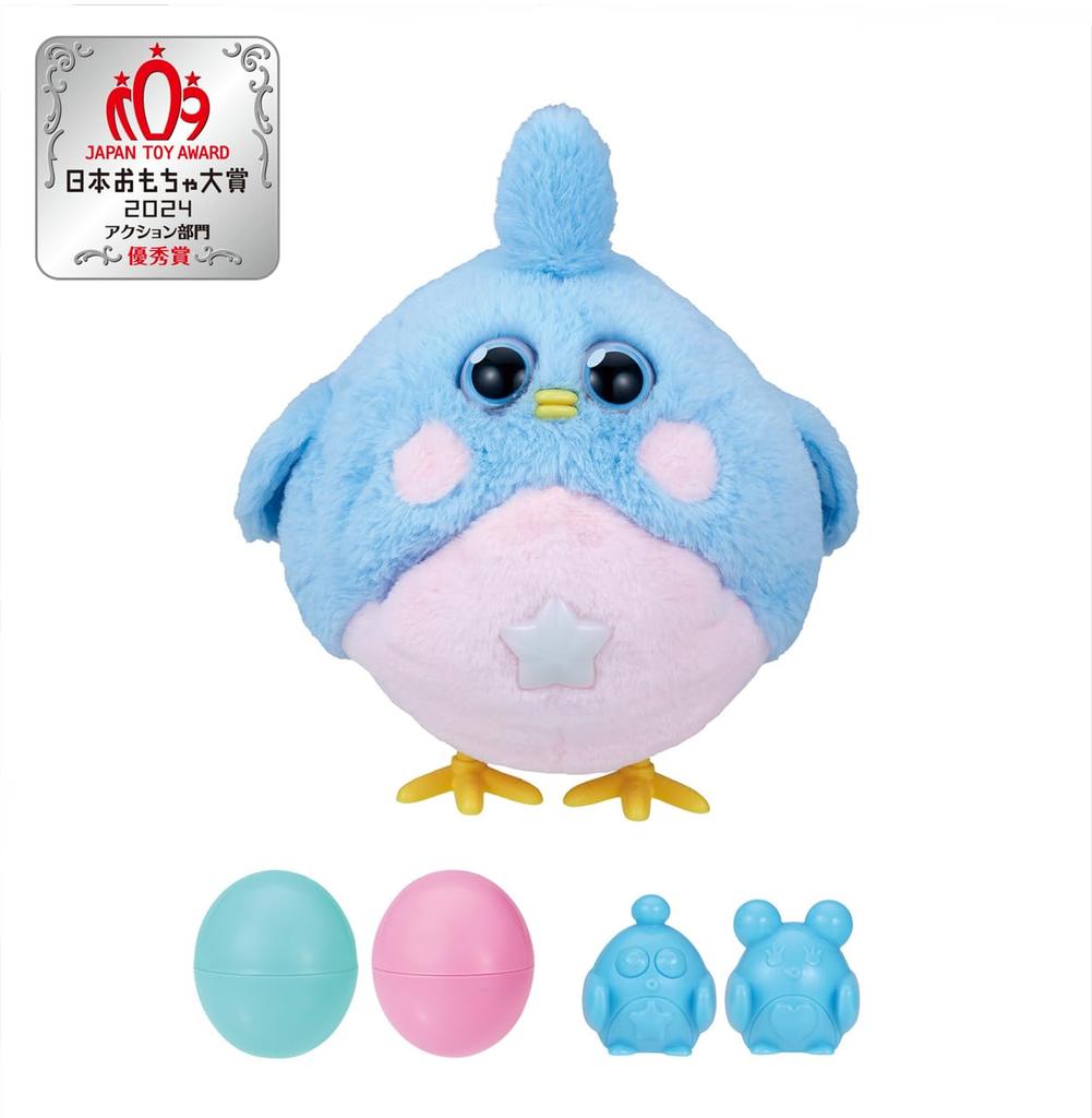 [BANDAI] Mugyumugyupon Egg Mood Light Blue Ver. [Japan Toy Award 2024 Action Category Excellence Award]