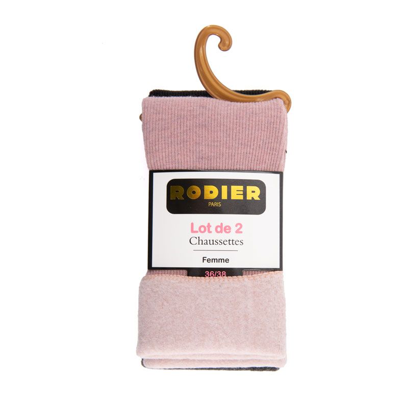 Set of 2 Plain Women's Socks RODIER