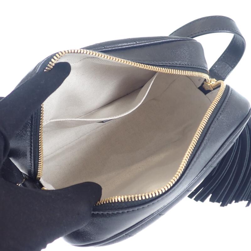 GUCCI  742360_1IV0G_1000 Shoulder Bag black leather Women