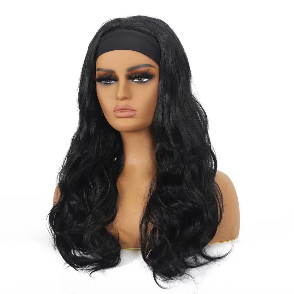 22 Inch Fashionable and Beautiful Synthetic Wig Made of Synthetic Fibers, European and American Style Female Fashion Trend Wig