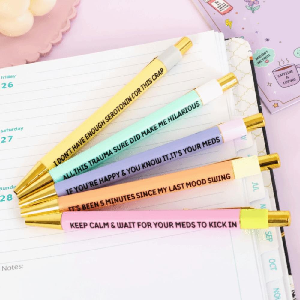Funny Ballpoint Pens Inspirational Writing Pens Positive Affirmation Pens Journaling