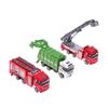 1 Piece Kid Toy Alloy Fire Truck 1:32 Simulation Firefighting Diecast Rescue Vehicle Fire Ladder Engineering Car Model
