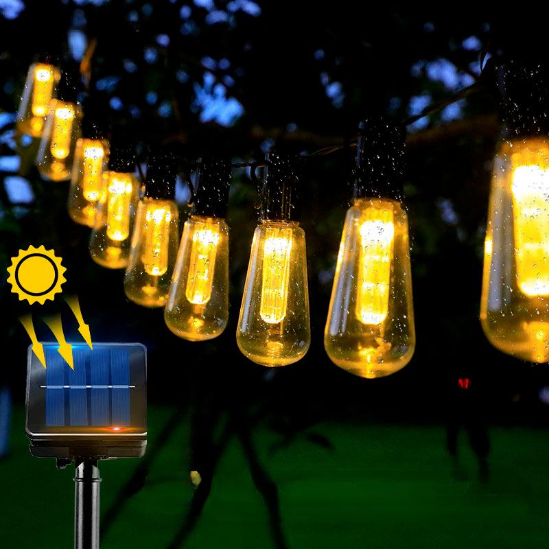 Наружный атмосферный светильник для кемпинга, USB-навес для кемпинга, светильник для палатки, гирлянды со светодиодными цветными огнями, 8-режимный солнечный свет, хрустальный шар