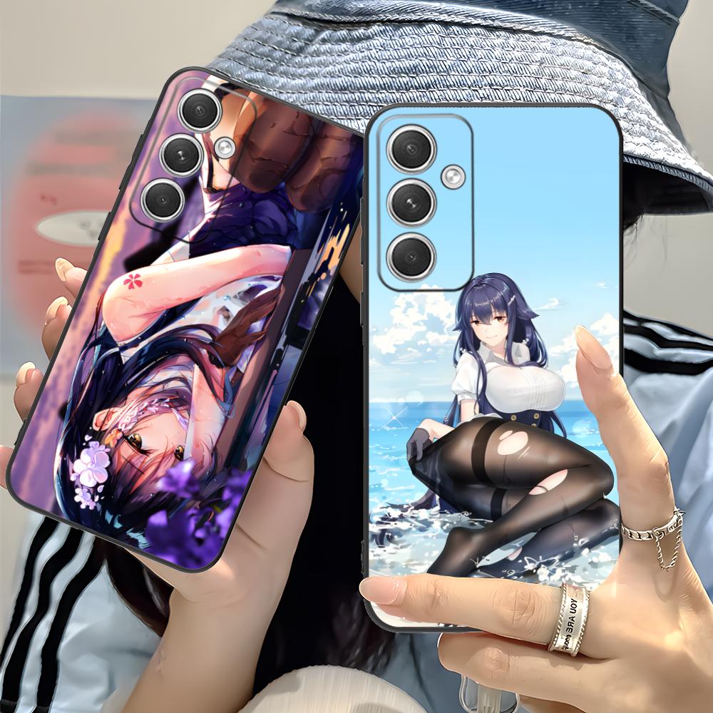 Чехол для мобильного телефона Azur Lane Azuma для Samsung Galaxy S25 S24 S23 S22 S21 S20 Note20 Plus FE Ultra Цветной Защитный Роскошный Чехол