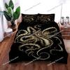 Комплект постельного белья «Осьминог в стиле ретро» King Queen Double Full Twin Single Size Duvet Cover Pillow Case Bed Set