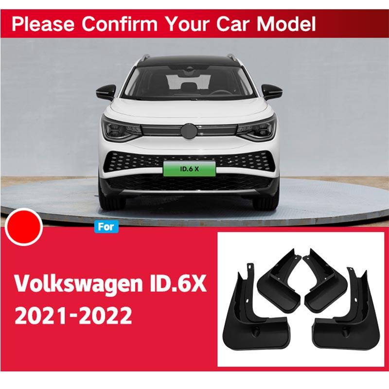 Car Fender Mud Flaps For Volkswagen ID.6 X VW ID6 ID 6 2022 Splash Guards MudFlaps Front Rear Mudguards Auto