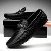 Hot Selling Banquet Dress Shoes Europe America Flat Comfortable Men's Leather Casual Shoes Commuting Daily Men's Loafers