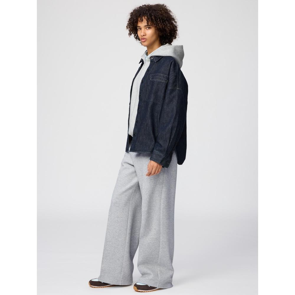 Uniqlo Япония Свитшоты Прямые Брюки Длинные