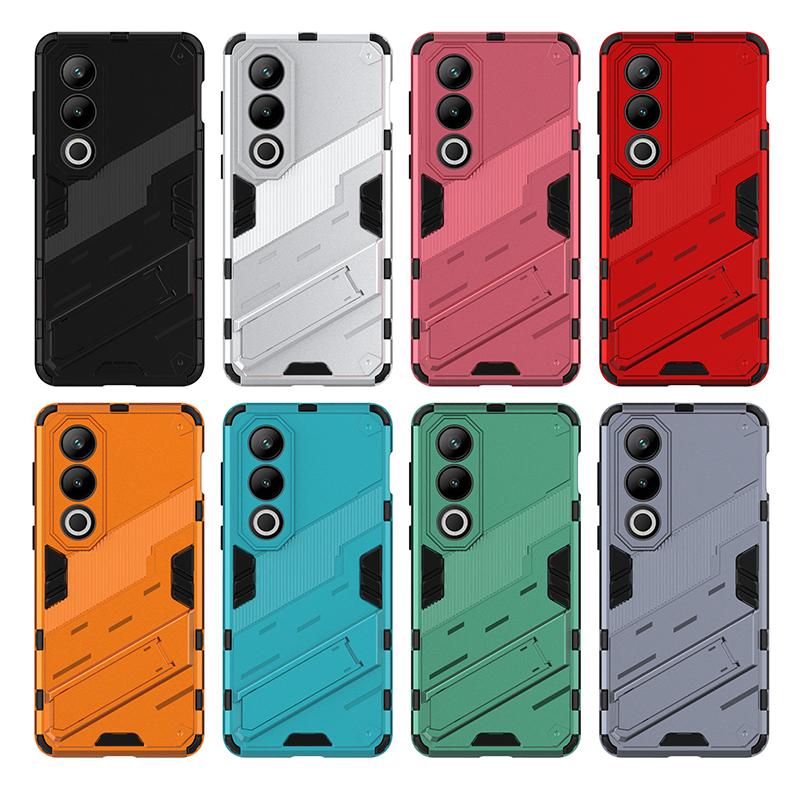 Для OnePlus Ace 3 3V 2 2V Pro Punk Armor противоударный бампер прочный прорезиненный ПК подставка держатель чехол чехол