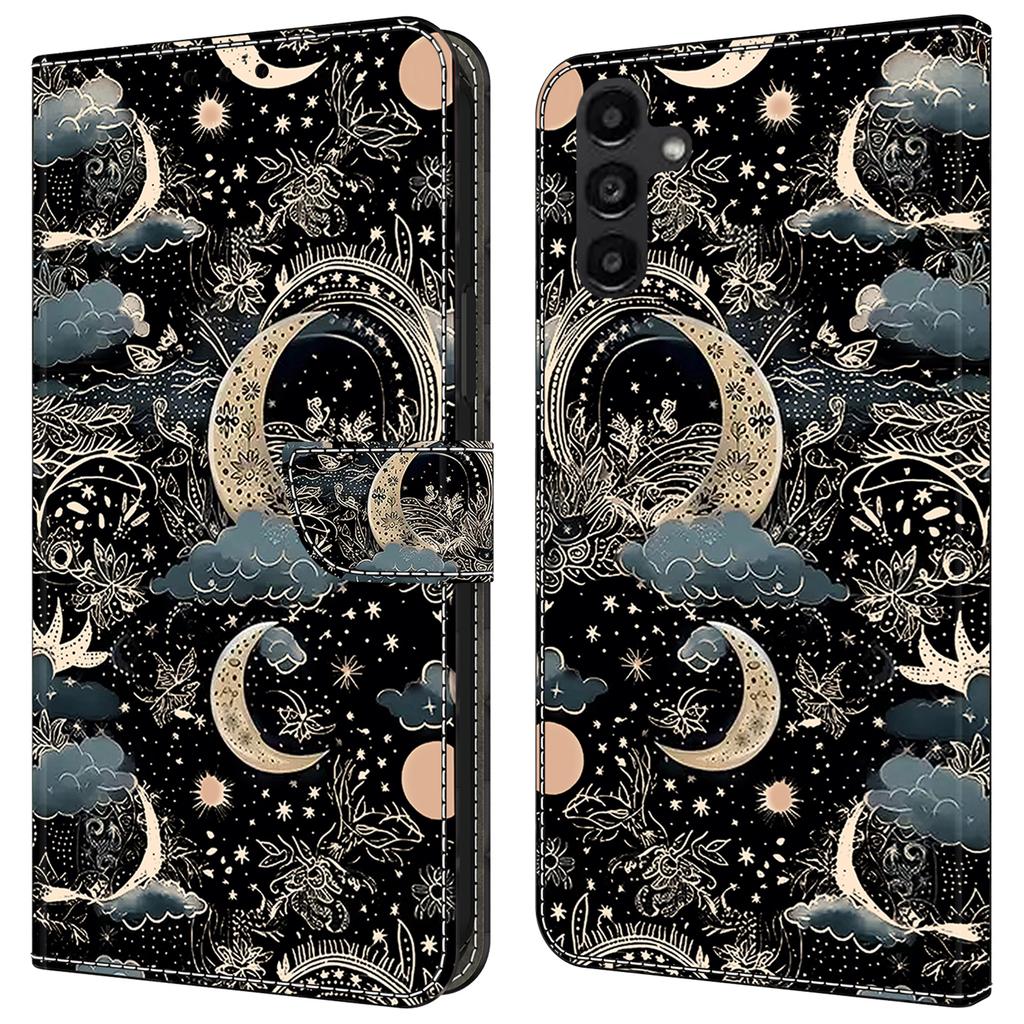 For Samsung Galaxy A14 5G/A14 4G Phone Case Pattern Print Leather Wallet Cover