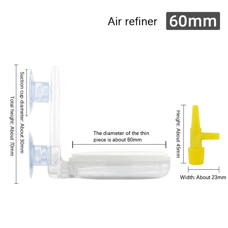 Тихий Нано-диффузор кислорода с крошечными пузырьками Газовый диск Аэратор для аквариума Атомайзер Аквариумный воздушный камень Диффузор с высоким содержанием растворенного кислорода