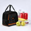 Готов к гонке логотип изолированная сумка для обеда гоночный спортивный мотоциклист портативный термохолодильник бенто бокс работа школа путешествия