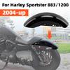 Для Harley-Davidson Sportster XL 883 XL1200 48 72 2004-UP Аксессуары для мотоцикла Заднее крыло Глянцевый черный Брызговик Защитный кожух