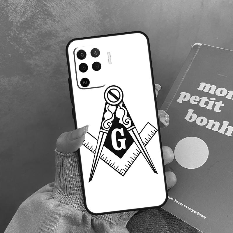 Логотип масонов Символ Чехол Для Oppo A74 A94 A54 A18 A38 A58 A78 A98 A40 A60 A80 A16 A76 A96 A15 A17 A77 A57S Обложка