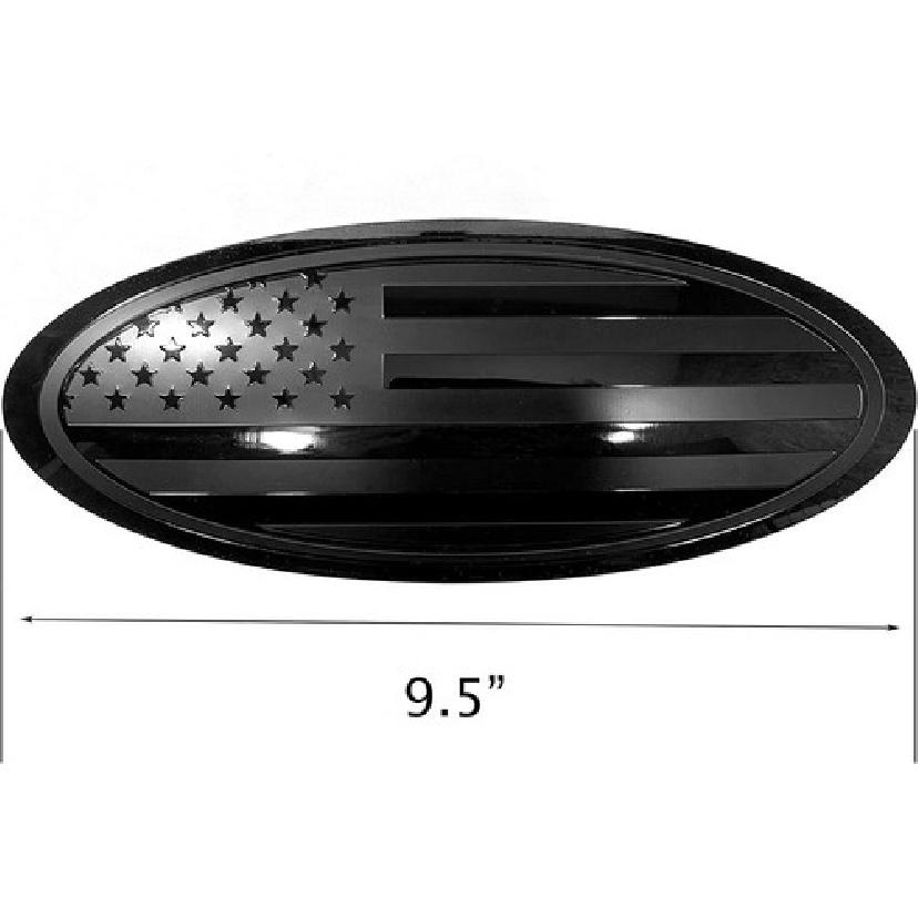 9.5 inch For 2015-2021 Ford F150 FRONT GRILL Tailgate US Flag Oval Emblem Badge