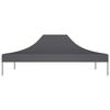 Reception Tent Roof - Anthracite - 4x3 M - UV Resistant - Easy To Fix - Oxford PVC