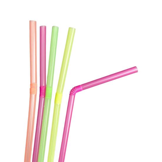 100 шт. гибкие пластиковые трубочки одноразовые питьевые трубочки разных цветов 21 см гибкие полосатые трубочки для сока для вечеринок и мероприятий