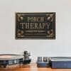 Perfect Metal Tin Vintage Sign - 'Porch Relax Session In Progress' Wall Art for Home, Farmhouse, Patio Decor