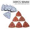 Triangle Sandpaper Sanding Sheets Paper Pads 60-240 Grit Aluminum Oxide