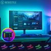 RGB Игровая световая синхронизация, светодиодная лента для подсветки экрана с интеллектуальным управлением через приложение, окружающее освещение, режимы DIY-цвета, компьютерная игровая комната