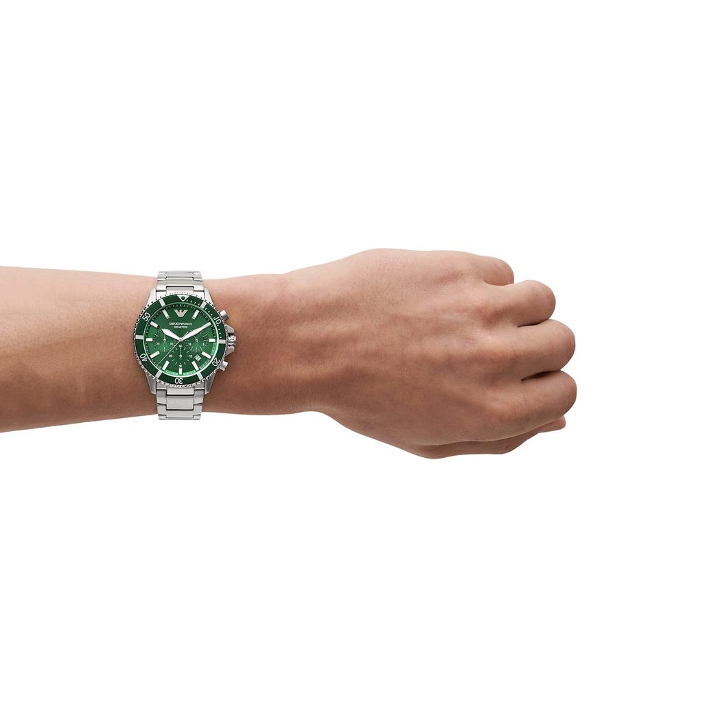 Emporio Armani Часы AR11500 мужские серебряные подлинный импортный продукт